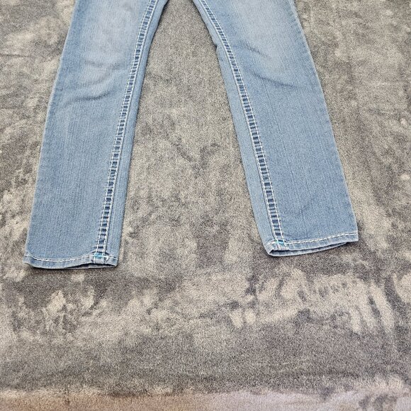 Vintage true religion Jeans World tour Joey Super T 24-803mybt flap pockets Y2K - Picture 3 of 12
